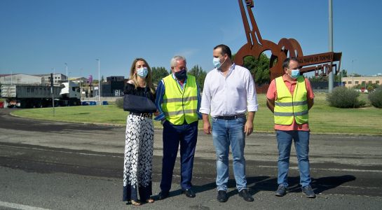 Arranca en la rotonda de Las LLaves el proyecto de pavimentación de los accesos a Santa Marta