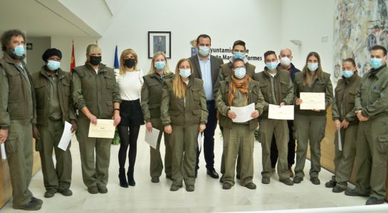 Entrega de diplomas a los 10 participantes del Programa Mixto 