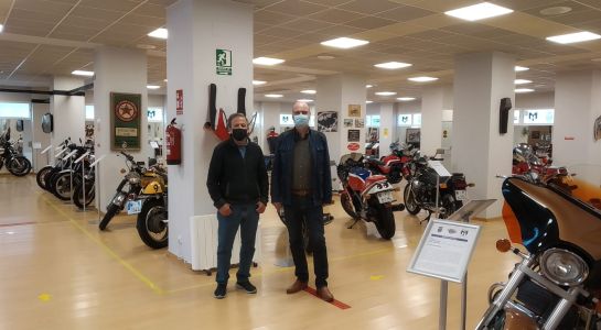 Cambio de iluminación en el Museo de la Moto