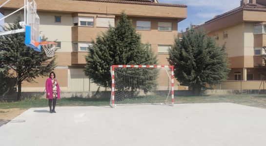 Nuevo campo integrado de fútbol sala y baloncesto en la avenida Valladolid