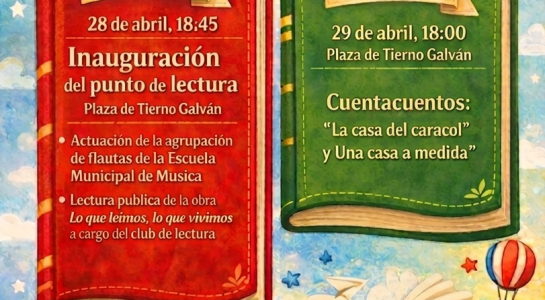 La inauguración del nuevo punto de lectura marca el comienzo de la programación que conmemora el Día del Libro