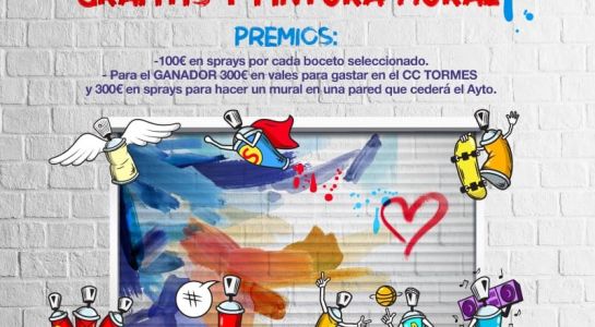 Se amplia hasta finales de octubre el plazo para participar en el I Concurso de Grafitis y Pintura Mural 'Santam'ARTE'