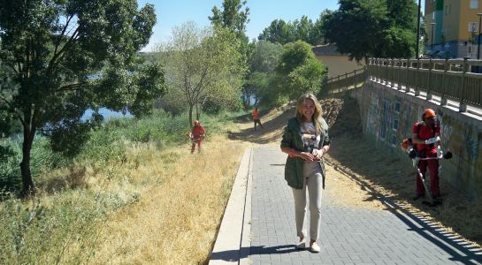 Acondicionamiento de la ribera desde la caseta de impulsión hasta el molino