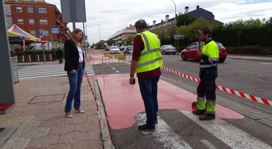 Acondicionamiento de dos tramos de carril bici