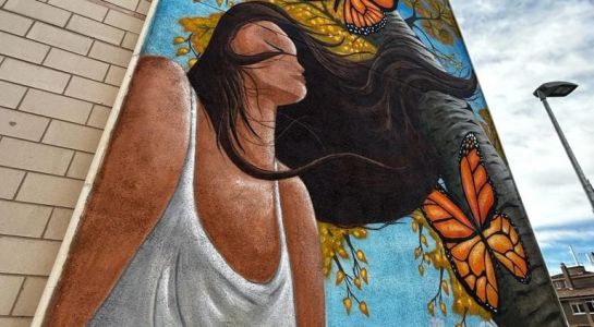 'Respira', nuevo mural de Rober Bece en la calle Villalar