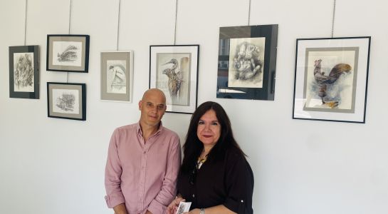 Las ilustraciones de Carmen Borrego llegan a la Sala Protagonistas con la exposición 'Líneas habitadas'