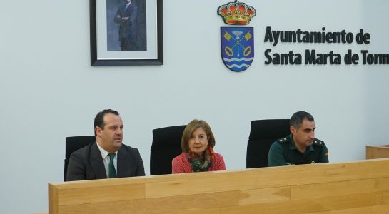 Dispositivo especial de seguridad en Santa Marta de Tormes con motivo de la Navidad