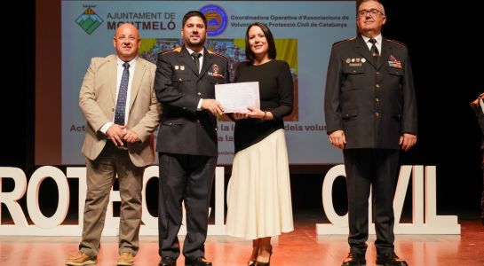 La agrupación de Protección Civil de Santa Marta acude al homenaje a los voluntarios de la DANA