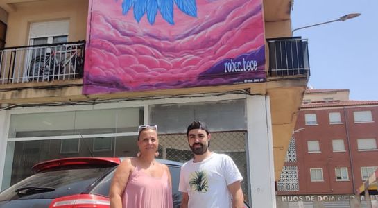 Nuevo mural de Robert Bece, ganador del I Concurso de Grafitis y Pintura Mural