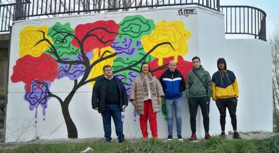 'Alma de mujer' nuevo mural en el paseo fluvial de La Fontana