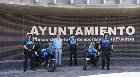 Santa Marta incorpora dos nuevas motos al parque móvil de la Policía Local