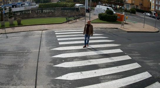 Nuevos pasos de peatones inteligentes para reforzar la seguridad vial en la avenida de Madrid