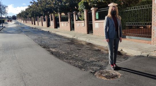 Comienzan las obras de pavimentación de la céntrica calle Zurbarán