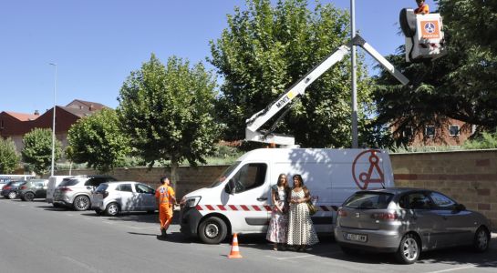 El Ayuntamiento mejora la iluminación de la zona trasera de los Padres Paúles con la renovación de 40 luminarias