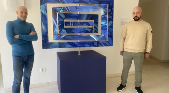 Daniel Martín dona su obra 'Eje' al Museo de Arte Contemporáneo José Fuentes