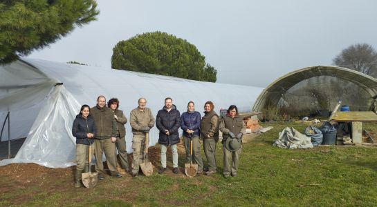 Los alumnos de Horticultura y Viverismo acondicionan el vivero municipal