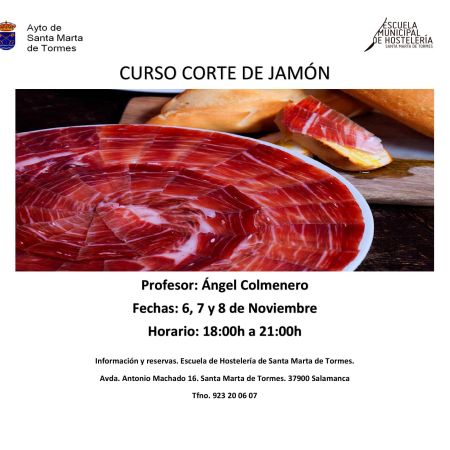 CARTEL CURSO CORTE DE JAMÓN-001
